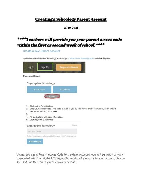 parent schoology account 